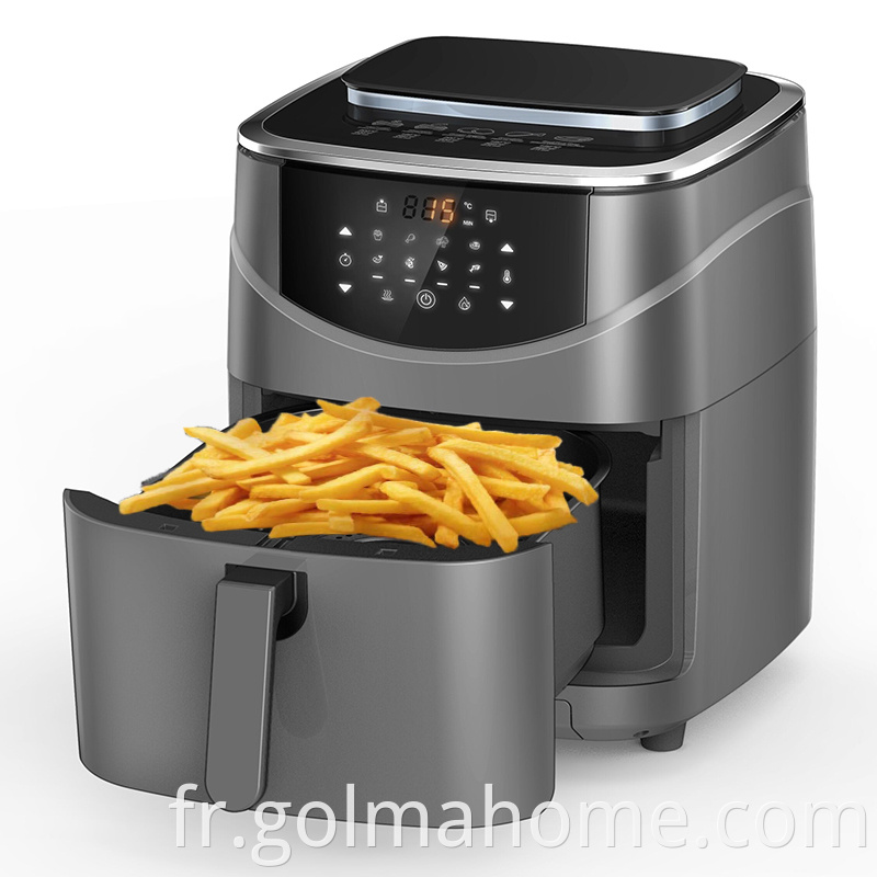 new S.S cover air fryer oven multi-function super-heated air heats digital control oil free air fryer oven